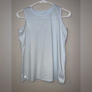 Athleta girl light blue tank with back detail. Size XL/14